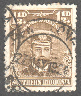Southern Rhodesia Scott 3 Used - Click Image to Close